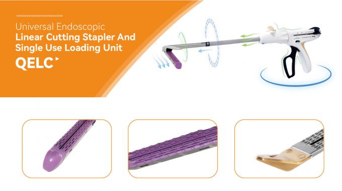 QELC Endo Linear Cutter Stapler Stapler Bedah Laparoskopi
